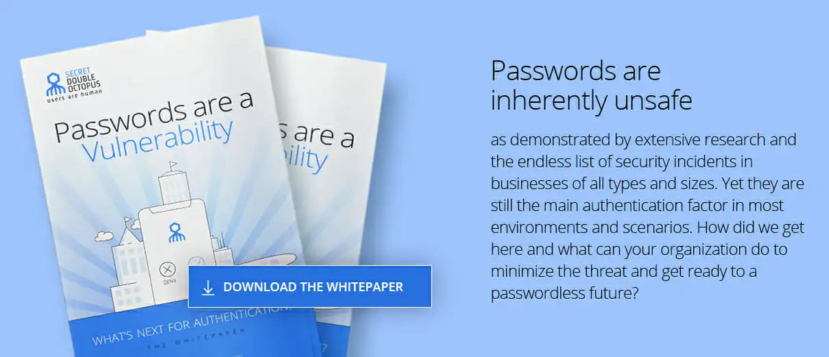 passwords are a vulnerability whitepaper