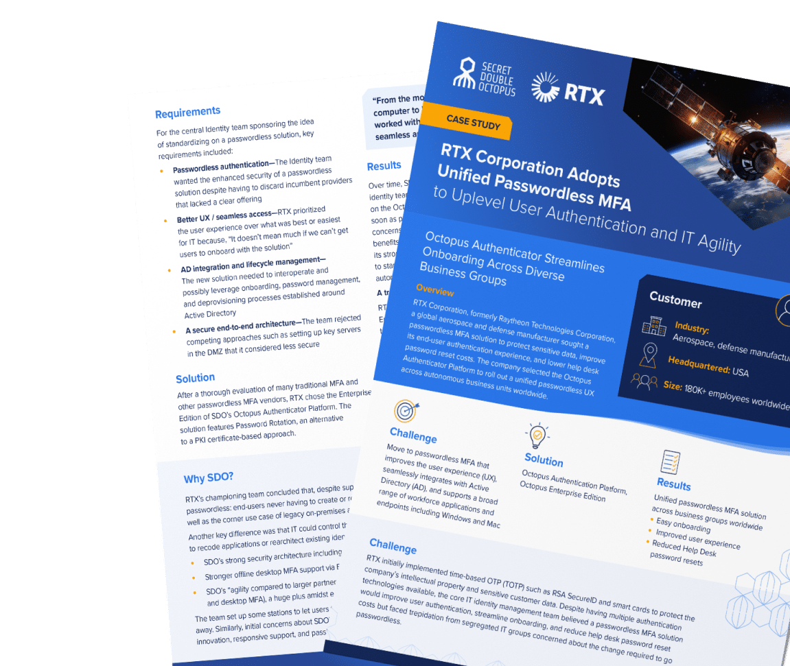RTX Corporation Adopts Unified Passwordless MFA